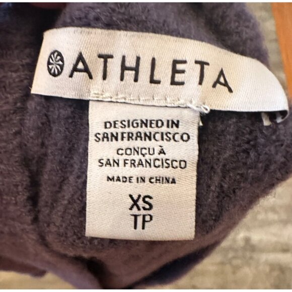 Athleta Ribbed Button-Down Cardigan Sweater XS Tall Soft Wool Blend Long Sleeves - Picture 11 of 11